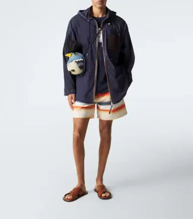 Loewe Paula's Ibiza leather-trimmed ripstop jacket | Thumbnail 5