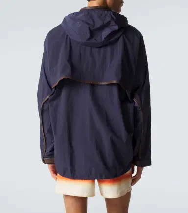 Loewe Paula's Ibiza leather-trimmed ripstop jacket | Thumbnail 6
