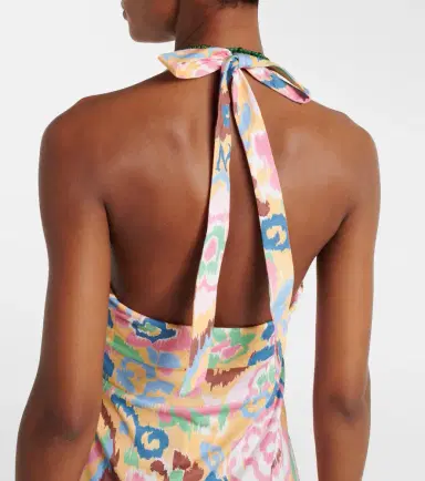 Rixo Ilyana printed cotton jersey midi dress | Thumbnail 2