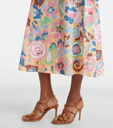 Rixo Ilyana printed cotton jersey midi dress | Thumbnail 5