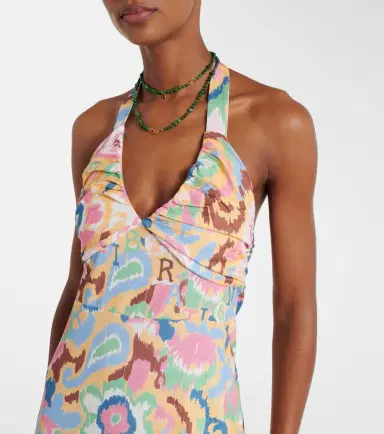 Rixo Ilyana printed cotton jersey midi dress | Thumbnail 6
