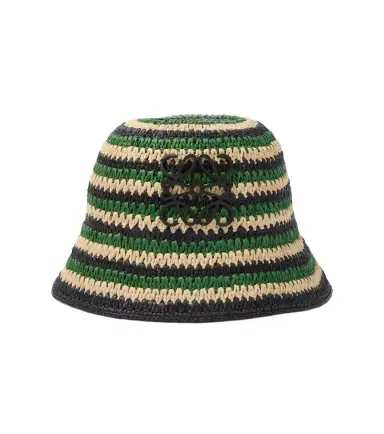 Loewe Paula's Ibiza striped raffia bucket hat | Thumbnail 1
