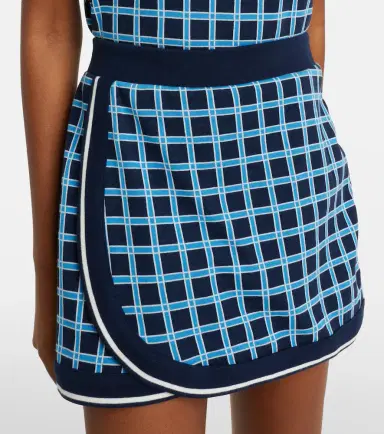 The Upside Clubhouse Reece checked cotton miniskirt | Thumbnail 2