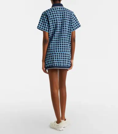 The Upside Clubhouse Reece checked cotton miniskirt | Thumbnail 3