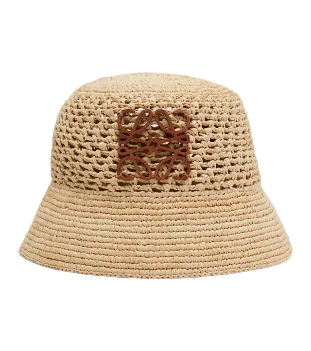Anagram raffia bucket hat