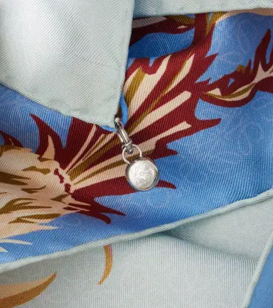 Loewe Printed silk twill scarf | Thumbnail 3