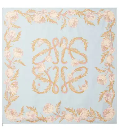 Loewe Printed silk twill scarf | Thumbnail 1