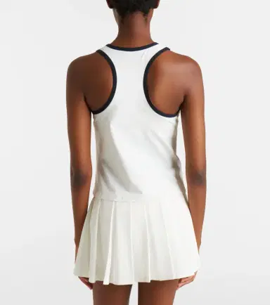 Tory Burch Striped jersey tank top | Thumbnail 3 Tory Burch Striped jersey tank top | Thumbnail 3
