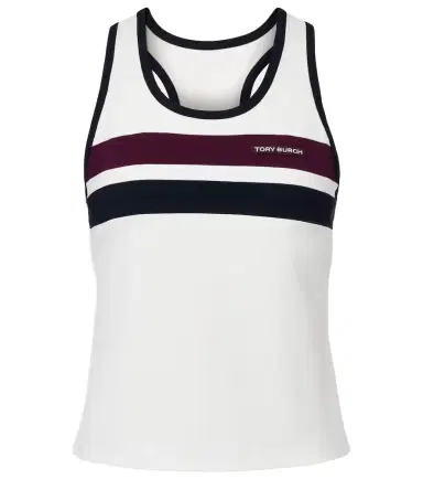 Tory Burch Striped jersey tank top | Thumbnail 1 Tory Burch Striped jersey tank top | Thumbnail 1