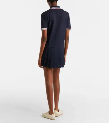 Tory Burch Striped pleated polo dress | Thumbnail 3 Tory Burch Striped pleated polo dress | Thumbnail 3