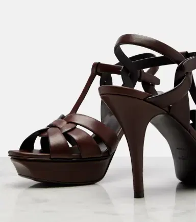 Saint Laurent Tribute leather platform sandals | Thumbnail 2 Saint Laurent Tribute leather platform sandals | Thumbnail 2