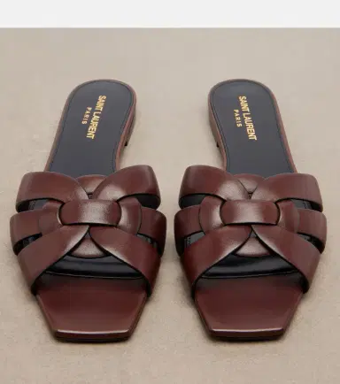 Saint Laurent Tribute leather sandals | Thumbnail 2