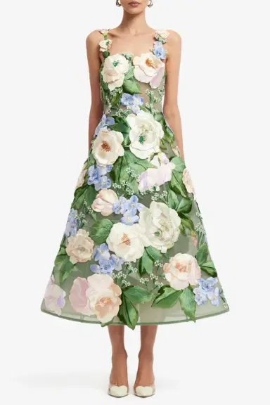 LEO LIN Beatrice Midi Dress | Thumbnail 2