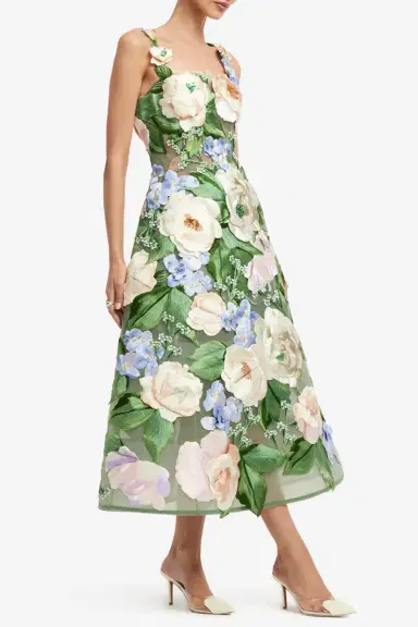 LEO LIN Beatrice Midi Dress | Thumbnail 5