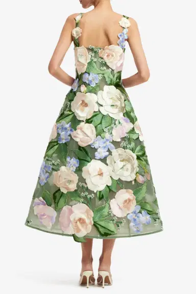 LEO LIN Beatrice Midi Dress | Thumbnail 6