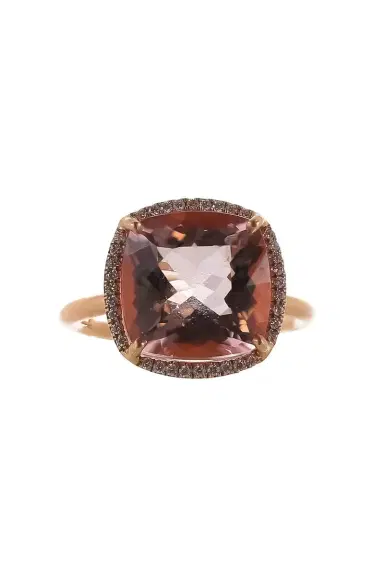 IRENE NEUWIRTH JEWELRY Morganite Diamond Gemmy Gem Ring | Thumbnail 1