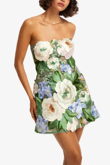 LEO LIN Roselle Mini Dress | Thumbnail 4