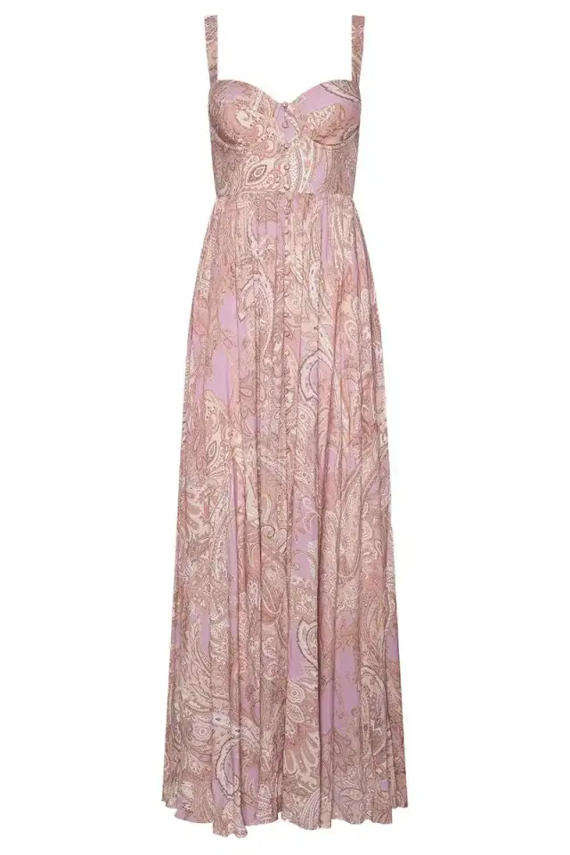 L'Agence Rosette Maxi Dress