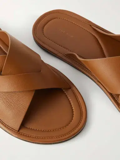 The Row Malik Leather Sandals | Thumbnail 5