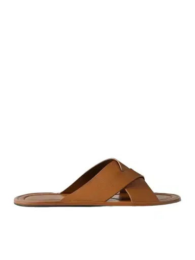 The Row Malik Leather Sandals | Thumbnail 1