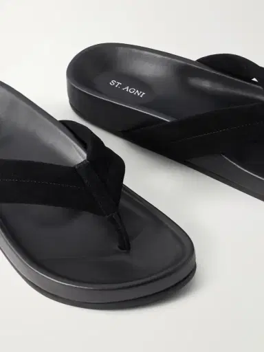 St. Agni Suede Platform Thong Sandals | Thumbnail 5 St. Agni Suede Platform Thong Sandals | Thumbnail 5