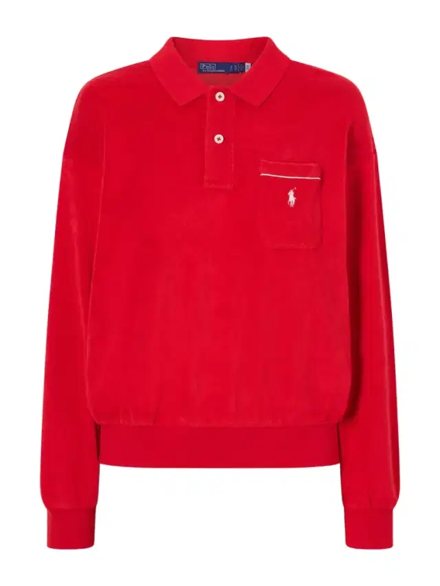 Polo Ralph Lauren Embroidered Cotton-blend Terry Polo Sweater