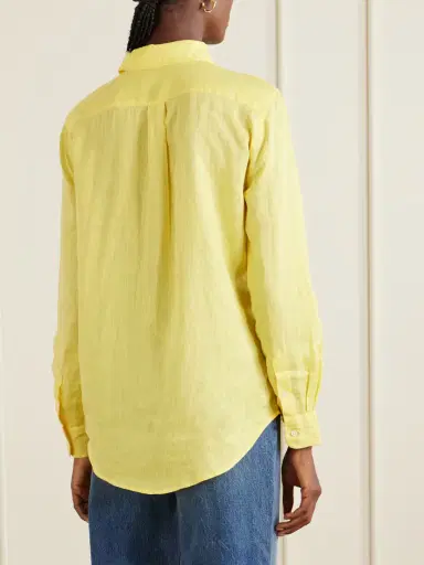 Polo Ralph Lauren Logo-embroidered Linen Shirt | Thumbnail 4