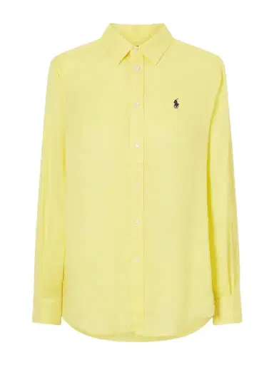 Polo Ralph Lauren Logo-embroidered Linen Shirt | Thumbnail 1