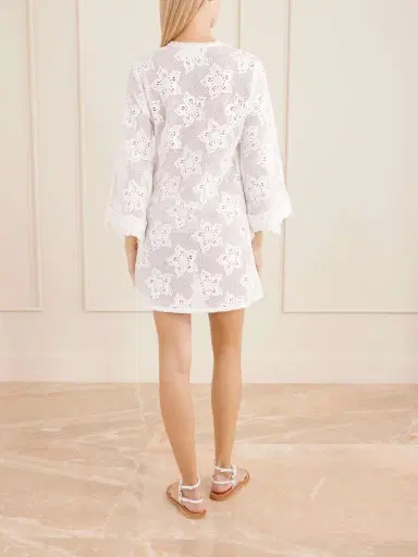 Miguelina Jane Cotton-lace Coverup | Thumbnail 3
