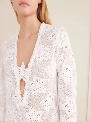 Miguelina Jane Cotton-lace Coverup | Thumbnail 4