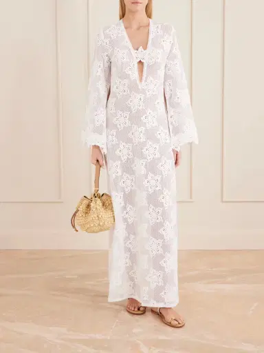 Miguelina Jane Embroidered Cotton Coverup | Thumbnail 2 Miguelina Jane Embroidered Cotton Coverup | Thumbnail 2