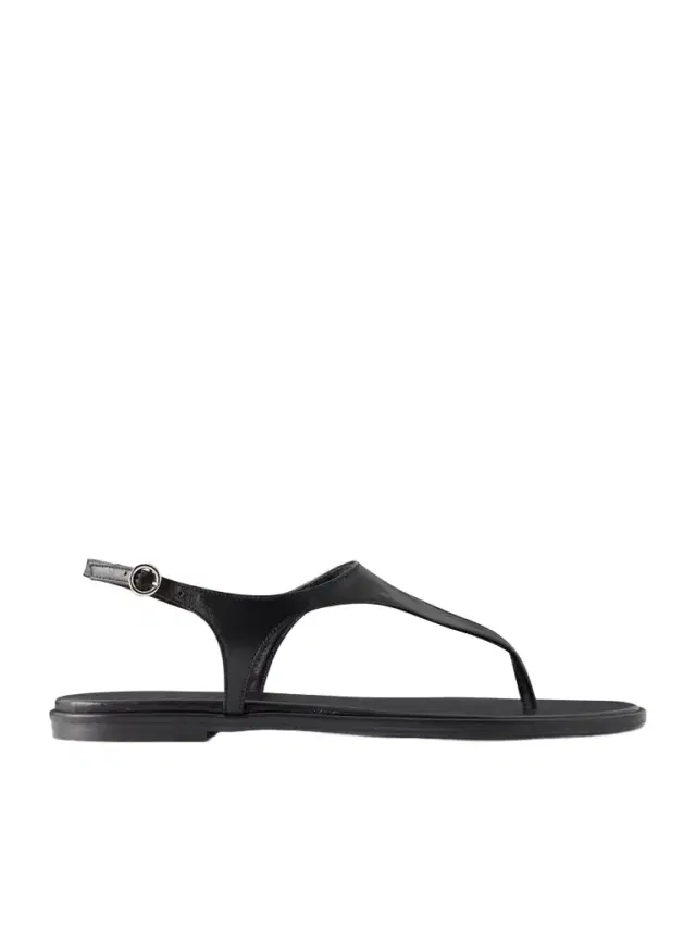aeyde Raine Leather Thong Sandals