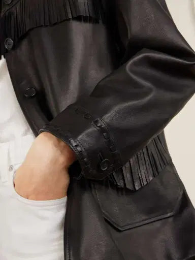 Nili Lotan Gus Fringed Leather Jacket | Thumbnail 6 Nili Lotan Gus Fringed Leather Jacket | Thumbnail 6