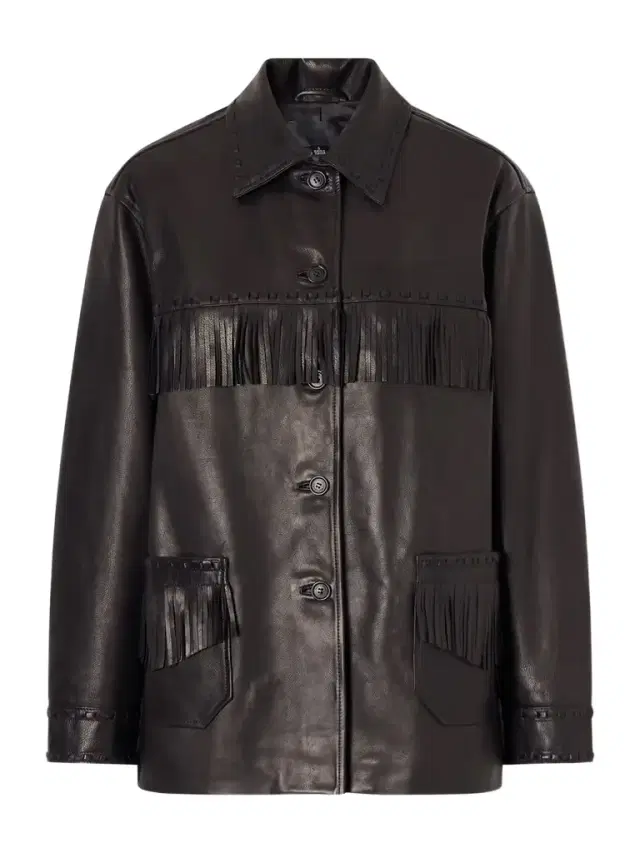 Gus Fringed Leather Jacket