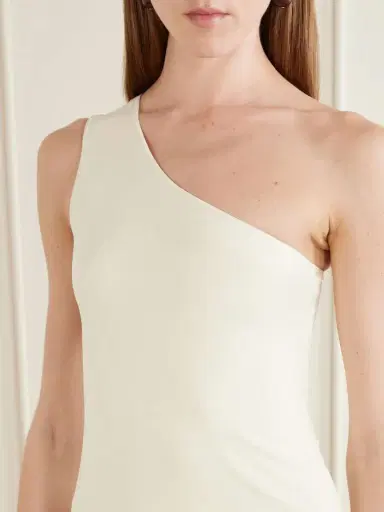 Taller Marmo Yacare One-shoulder Asymmetrical Fringed Jersey Midi Dress | Thumbnail 4 Taller Marmo Yacare One-shoulder Asymmetrical Fringed Jersey Midi Dress | Thumbnail 4