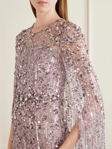 Jenny Packham Ruby Sequined Tulle Gown | Thumbnail 4 Jenny Packham Ruby Sequined Tulle Gown | Thumbnail 4