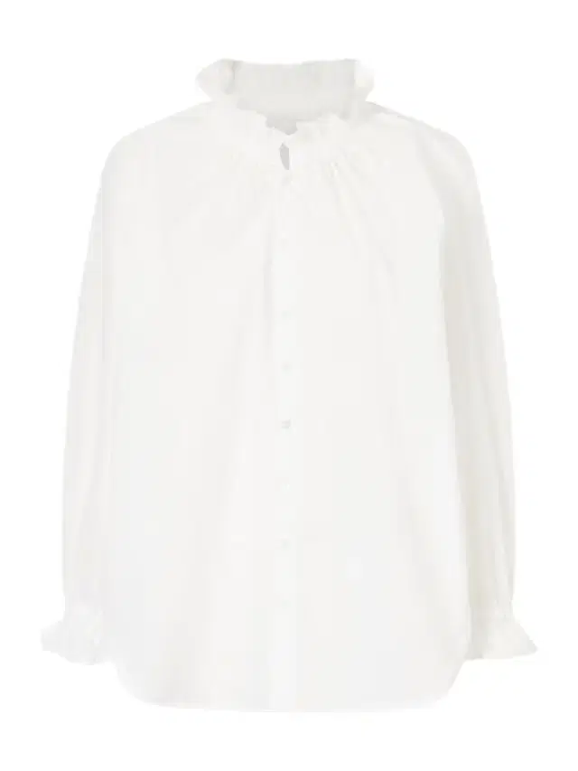 Citizens of Humanity Loretta Ruched Cotton-poplin Shirt