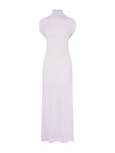 COLLEEN ALLEN Open-back Jersey Turtleneck Gown | Thumbnail 1 COLLEEN ALLEN Open-back Jersey Turtleneck Gown | Thumbnail 1