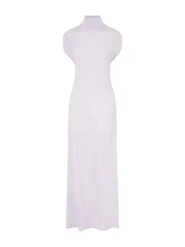 COLLEEN ALLEN Open-back Jersey Turtleneck Gown