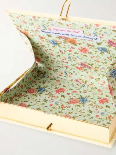 Olympia Le-Tan Aroma D'italia Appliquéd Embroidered Canvas Clutch | Thumbnail 6 Olympia Le-Tan Aroma D'italia Appliquéd Embroidered Canvas Clutch | Thumbnail 6