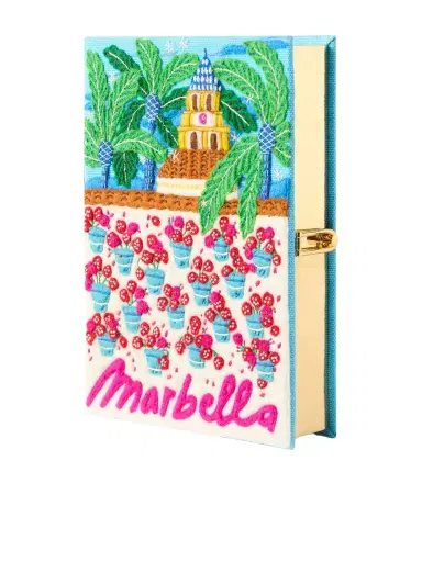Olympia Le-Tan Marbella Appliquéd Embroidered Canvas Clutch | Thumbnail 1 Olympia Le-Tan Marbella Appliquéd Embroidered Canvas Clutch | Thumbnail 1