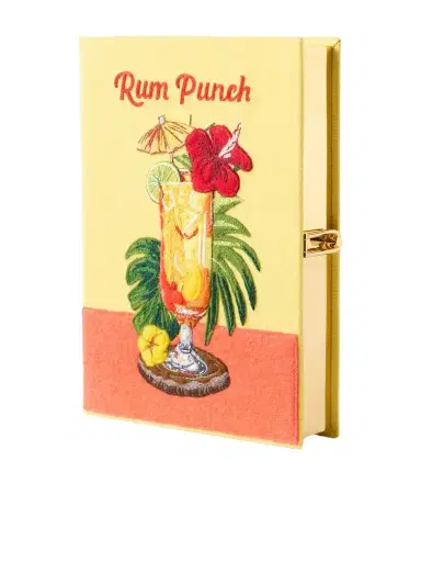 Olympia Le-Tan Rum Punch Appliquéd Embroidered Canvas Clutch | Thumbnail 1 Olympia Le-Tan Rum Punch Appliquéd Embroidered Canvas Clutch | Thumbnail 1