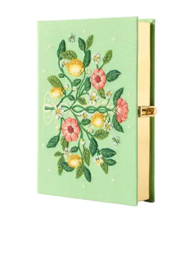 Olympia Le-Tan Botanical Chic Appliquéd Embroidered Canvas Clutch | Thumbnail 1 Olympia Le-Tan Botanical Chic Appliquéd Embroidered Canvas Clutch | Thumbnail 1
