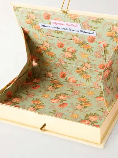 Olympia Le-Tan Dolce Far Niente Embroidered Appliquéd Canvas Clutch | Thumbnail 6 Olympia Le-Tan Dolce Far Niente Embroidered Appliquéd Canvas Clutch | Thumbnail 6