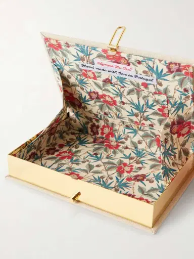 Olympia Le-Tan Sea Garden Embroidered Appliquéd Cotton, Wool And Silk-blend Canvas Clutch | Thumbnail 6 Olympia Le-Tan Sea Garden Embroidered Appliquéd Cotton, Wool And Silk-blend Canvas Clutch | Thumbnail 6
