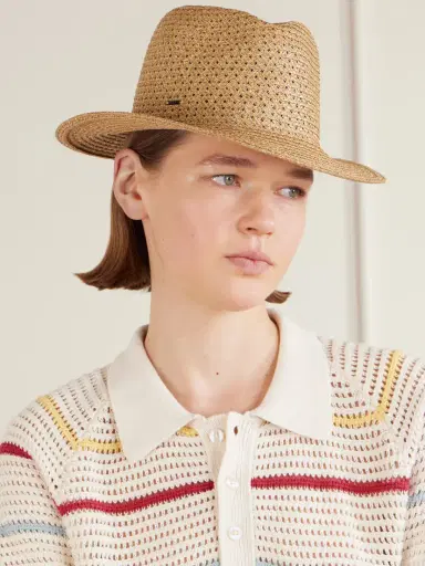 Eugenia Kim Lillian Embellished Raffia-effect Hat | Thumbnail 2 Eugenia Kim Lillian Embellished Raffia-effect Hat | Thumbnail 2