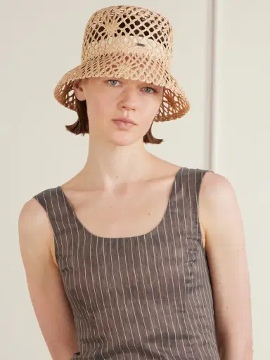 Eugenia Kim Jonah Raffia Bucket Hat | Thumbnail 2