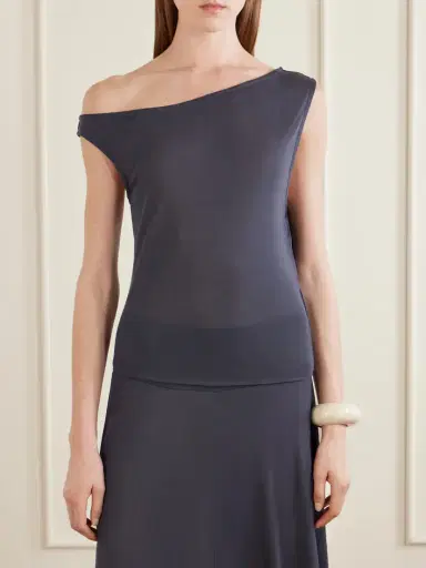 St. Agni Off-the-shoulder Tencel™ Lyocell Top | Thumbnail 3