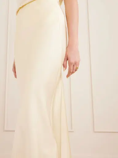 Anine Bing Bar Silk-charmeuse Midi Skirt | Thumbnail 5 Anine Bing Bar Silk-charmeuse Midi Skirt | Thumbnail 5