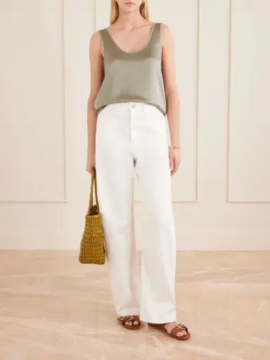 Anine Bing Lea Silk Tank | Thumbnail 2